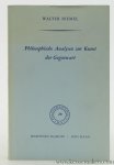 Biemel, Walter. - Philosophische Analysen zur Kunst des Gegenwart.