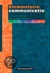 J.H. van der Velden - Elementaire communicatie