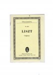 Liszt, Franz, Sheet music voor piano - Orpheus