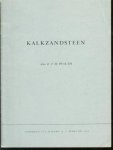 J M Pfauth - (BROCHURE) Kalkzandsteen ( Overdruk uit Hafabo )