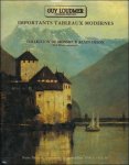 Collectif - IMPORTANTS TABLEAUX MODERNES.