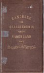 Groen van Prinsterer, Mr. - Handboek der geschiedenis van het vaderland