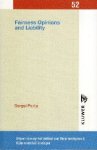 Parijs, Sergei. - Fairness opinions and liability : a legal and economic analysis of fairness opinions in the United States and the Netherlands.