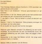Matsier, Nicolaas - Oud-Zuid
