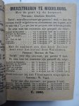 No author. - Middelburgsche almanak, naar den nieuwen stijl, voor het schrikkel-jaar onzes Heeren Jesu Christi 1884. Voorzien met alle de Zeeuwsche jaar- paarden- beesten- en leermarkten, alsmede het op- en ondergaan van de zon en maan. No author. - Middelburgsche almanak, naar den nieuwen stijl, voor het schrikkel-jaar onzes Heeren Jesu Christi 1884. Voorzien met alle de Zeeuwsche jaar- paarden- beesten- en leermarkten, alsmede het op- en ondergaan van de zon en maan.
