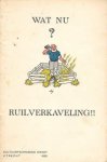Niet vermeld - Wat nu? Ruiverkaveling!!