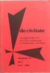 Bout Henk Clements Cora e.a. - De civitate Verenigingsblad van civitas studiosorum in fundamento reformato jaargang 36 no 7 juni 1986