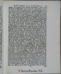 Huysinga, Johannes - Verklaringe over de twaalf eerste capittelen van het Euangelium na de beschryvinge Matthei -  / Schrifturelijke verklaringe over het XIII cap. des EUangeliums Matthei - en historische uytbreydinge / Verklaringe over de XII aaneenvolgende capit...