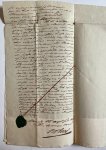  - [Dutch Indië 19th century | Several documents relating the life and career of Arnoldus Johannes van Delden (1804-1885).