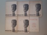 Ritman, Tobias & Poll Langbroek van Wijnen & Reid & Jan Noordzij (redactie) - Exalto: literair-filosofisch maandblad (6 afleveringen)