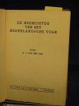 Ven, D.J. van der - De heemliefde van het Nederlandsche volk ; Luxe uitgave genummerd 26 van 50 exemplaren en gesigneerd
