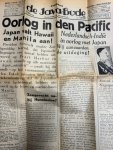 - De Javabode 8 december 1941 Oorlog in den Pacific. - De Javabode 8 december 1941 Oorlog in den Pacific.