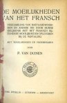 Duinen, P. van - De moeilijkheden van het Fransch Duinen, P. van - De moeilijkheden van het Fransch