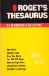 Roget, Peter Mark - Roget`s Thesaurus of Synonyms & Antonyms