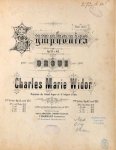 Widor, Charles-Marie: - Symphonies op. 13 et 42 pour orgue. 2me série Op. 42. No. 7 el La - No. 8 en Si