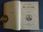 Tacite [Tacitus] et M. Nisard (trad.) - Oeuvres completes de Tacite avec la traduction en français. [Tacitus]