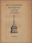 PRIMS, Floris. - DE LITTEEKENS VAN ANTWERPEN.