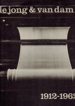ELSKEN, Ed van der [foto's] & Jan BONS [ontwerp] - de jong en van dam nv  1912-1962.