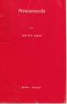 Lutjens, E. - Pensioenrecht - Rede 1992