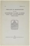F. Vanderheyden Martien J.G. De Jong P. De Keyser B.H.D. Hermesdorf W. Braekman - Verslagen en Mededelingen van de Koninklijke Vlaamse Academie voor Taal- en Letterkunde (nieuwe reeks) Aflevering 1-2-3-4