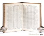 Friocourt, G. - Tables de logarithmes a six decimales pour les nombres et les lignes trigonometriques et tables de navigation. En usage a l'Ecole Navale. Edition stereotype. 5e tirage.