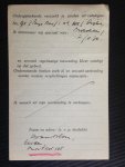  - Oude briefkaart 1928, Internationaal Antiquariaat Hertzberger, nr 8