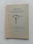 Buddingh, J.; Cave A.J. e.a. (red.) - Ardea Tijdschrift der Nederlandse Ornithologische Unie Jaargang 61, aflevering 3-4 1973