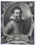 Kilian, Lucas (1579-1637) - [Original engraving/gravure] Portrait of Hans Kellerthaler/Portret van artiest Hans Kellerthaler.