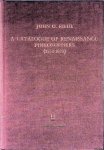 Riedl, John O. - A Catalogue of Renaissance Philosophers (1350-1650)
