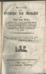 Mezler, Franz Xaver - Versuch einer Geschichte des Aderlasses
