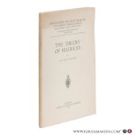 MacDuffee, C.C. - The Theory of Matrices. Original first 1933 edition.