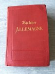 Karl Baedeker - Allemagne, Manuel du voyageur par Karl Baedeker, quatorzième édition, revue et mise A jour, avec 43 carrés et 112 plans, 1914