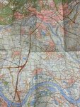 - Topographical map of The Netherlands, topografische kaart van Nederland. Military map of the Netherlands. Bonnebladen.