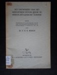 Bosch, Dr.F.D.K. - Het ontwaken van het aesthetisch gevoel voor de Hindoe-Javaansche oudheid