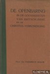 Heiler, Prof. Dr. Friedrich - De openbaring in de godsdiensten van Britsch-Indië en de Christus-verkondiging