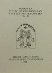 Schultz Jacobi, J.C.. - Bijdragen tot de geschiedenis van West-Zeeuws-Vlaanderen nr. 10.