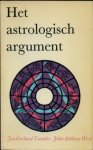 Toonder, Jan Gerard../ West, J.A. - Het  astrologisch argument