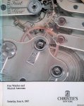 Christie's - Fine Watches & Musical Automata: Saturday, June 6, 1987