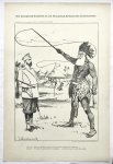 Braakensiek, Johan (1858-1940) - [Original lithograph/lithografie by Johan Braakensiek] Een Europeesch-Aziatische en een Europeesch-Afrikaansche alleenheerscher, 24 Juni 1906, 1 pp.