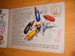 Vadertje Brombeer (pseud.: I. Spreekmeester) - Het boek van de vier kleur-pot-lo-den - Een grappig verhaaltje van platen om zelf te kleuren [kleurpotloden]