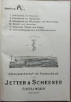 Aktiengesellschaft für Feinmechanik vormals Jetter & Scheerer, Tuttlingen - Illustrierte Hauptmunsterbuch, zeven delen in originele cassette, geïll. met duizenden gravures