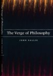 Sallis, John. - The Verge of Philosophy.