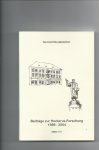 Nussbaecher, Gernot - Beitrage zur Honterus Forschung 1989-2004