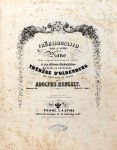 Henselt, Adolphe: - Frühlingslied - Chanson de printemps - pour le piano. Oeuvre 15