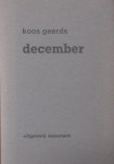 Geerds, Koos. - December.