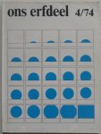 Deleu, Jozef  e.a. - Ons Erfdeel Algemeen Nederlands tweemaandelijks cultureel tijdschrift 17e jaargang 4/74