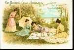 Van houten's Cacao - 4 dames houden picknick - 4 ladies hold picnic