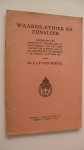 Boxtel Dr. J.J.P. van - WAARDE-ETHIEK EN ZIJNSLEER ~ Openbare les bij aanvaarding ambt 15 oct. 1948
