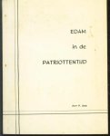 Smit, P. - Edam in de patriottentijd