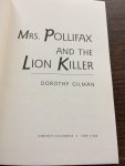 Gilman, Dorothy - Mrs. Pollifax and the Lion Killer